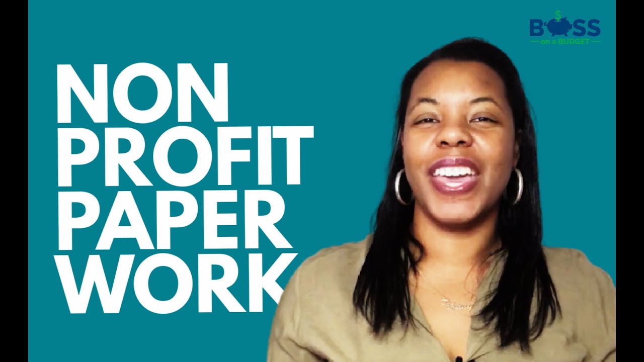 Non Profit Paperwork