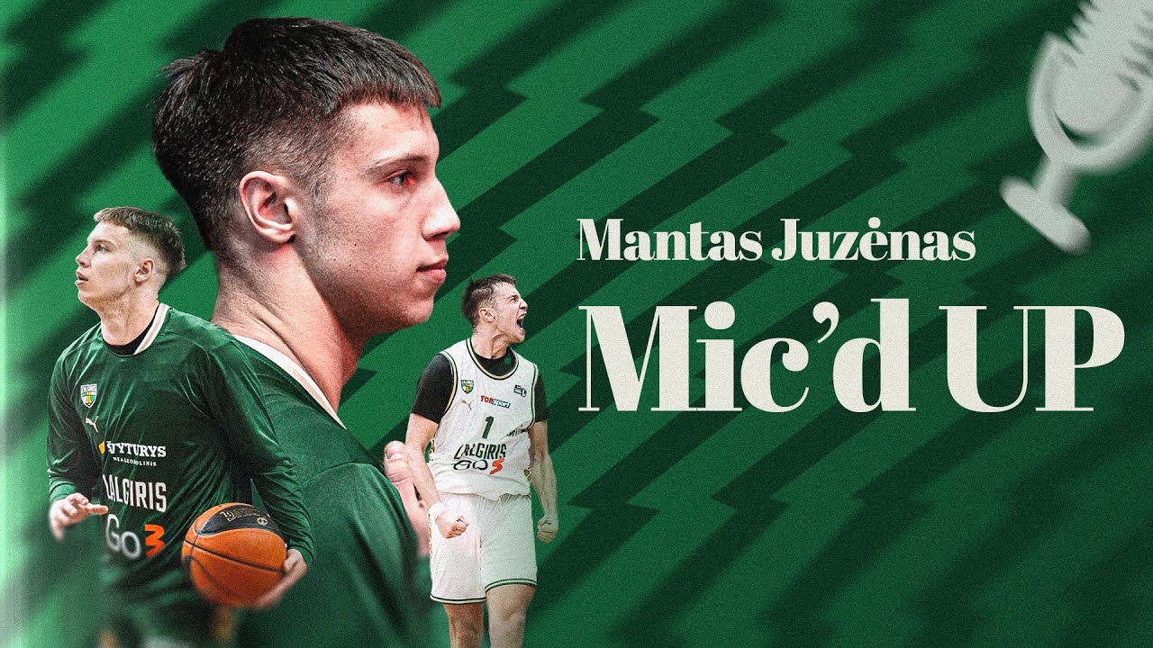 „Mic‘d UP“: M.Juzėno įgarsinti dublerių rungtynių užkulisiai