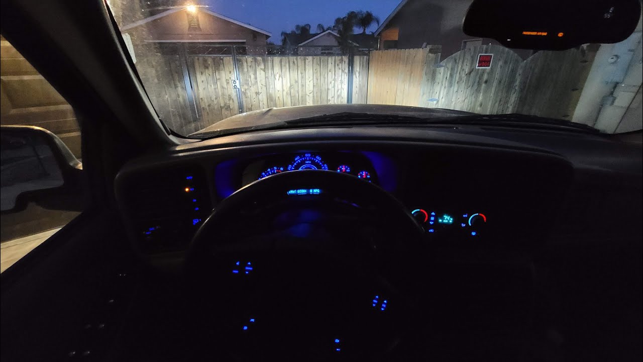 steering wheel buttons and dash light upgrade to blue LED