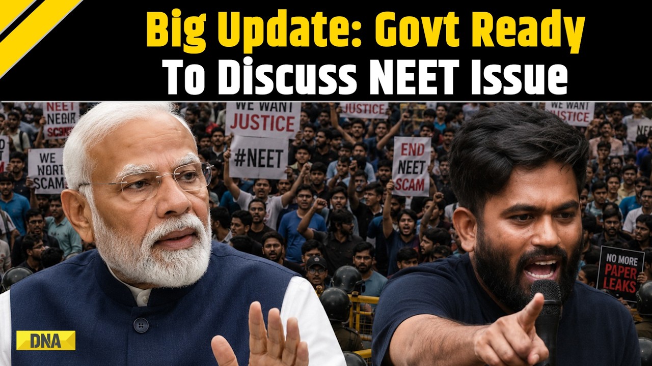 CJP Protest: 'Govt Ready To Discuss NEET Issue...' BJP Shares Big Update On NEET Paper Leak