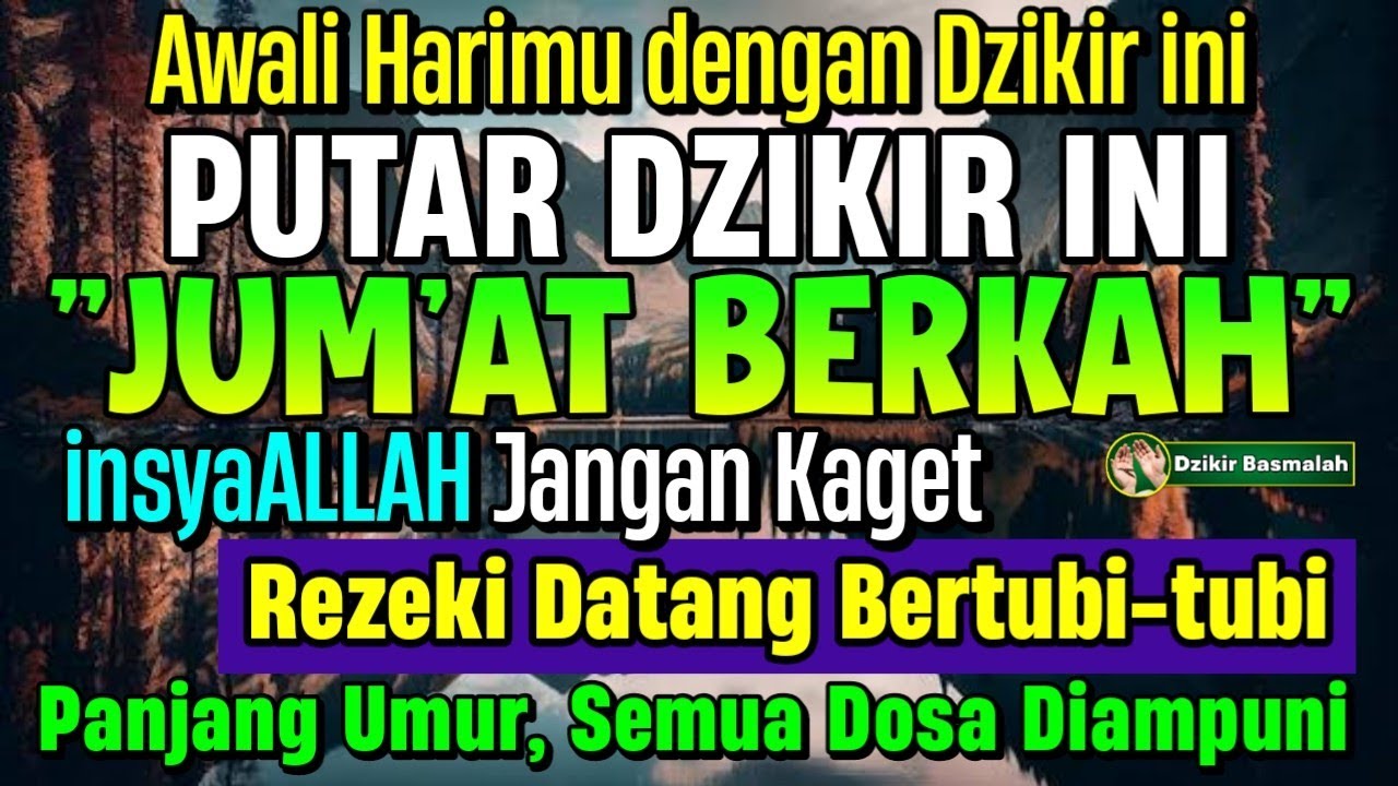 MUSTAJAB..!! PUTAR DZIKIR INI JANGAN KAGET REZEKI DATANG BERTUBI TUBI | Panjang Umur & Dosa Diampuni