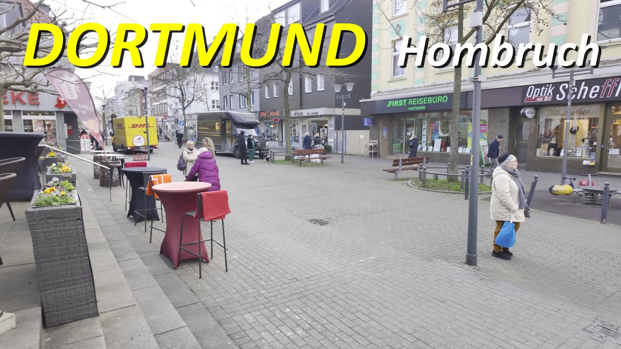 Dortmund walking 4K | Hombruch März 2025