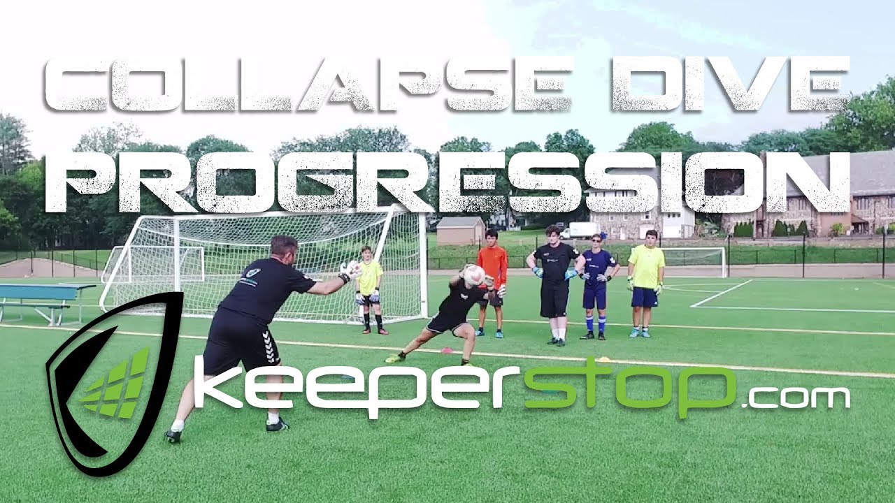 Goalkeeper Diving Training, Collapse Dive Technique