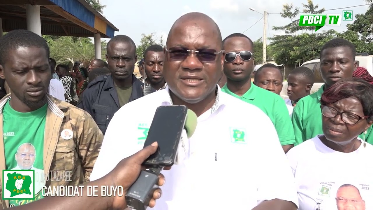 PDCI-RDA: TOURNÉE DE SOUTIEN DU S.E AUX CANDIDATS: ÉTAPE DE BUYO, BEDIALA ET  DALOA SOUS-PRÉFECTURES