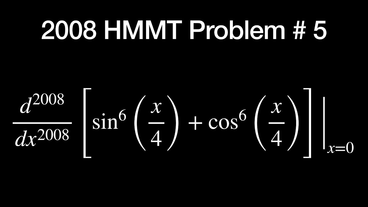 2008 HMMT Problem # 5