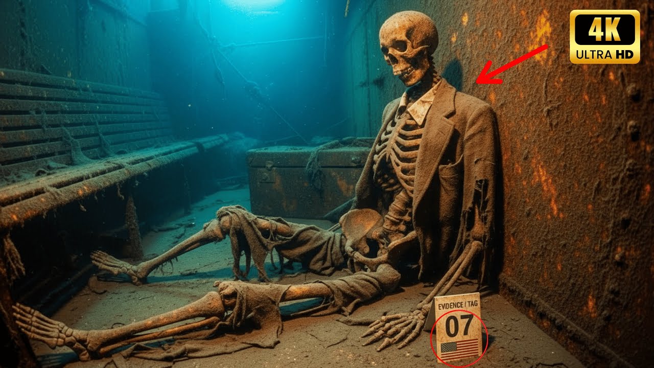 Seventh American discovered on the Titanic: skeletons from the 1912 disaster.