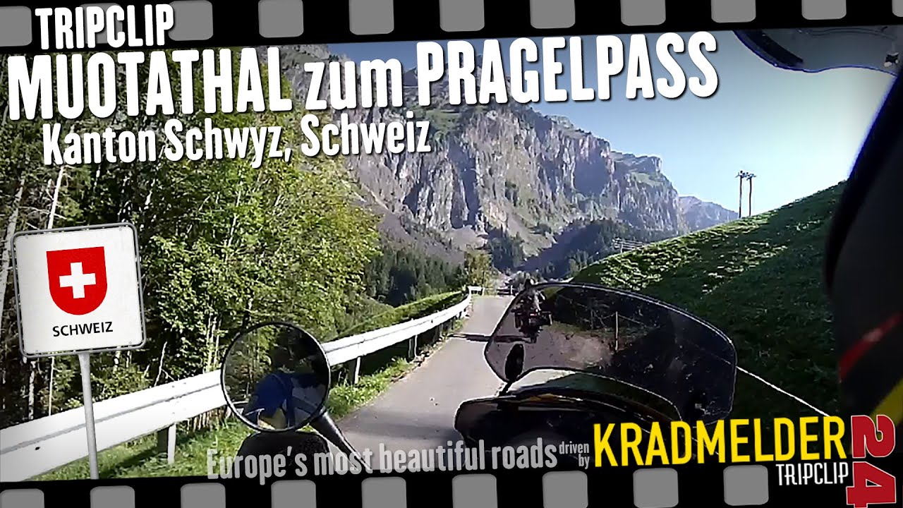 Muotathal zum Pragelpass ✫ Europe's most beautiful roads by motorcycle ▲ #Tripclip 17