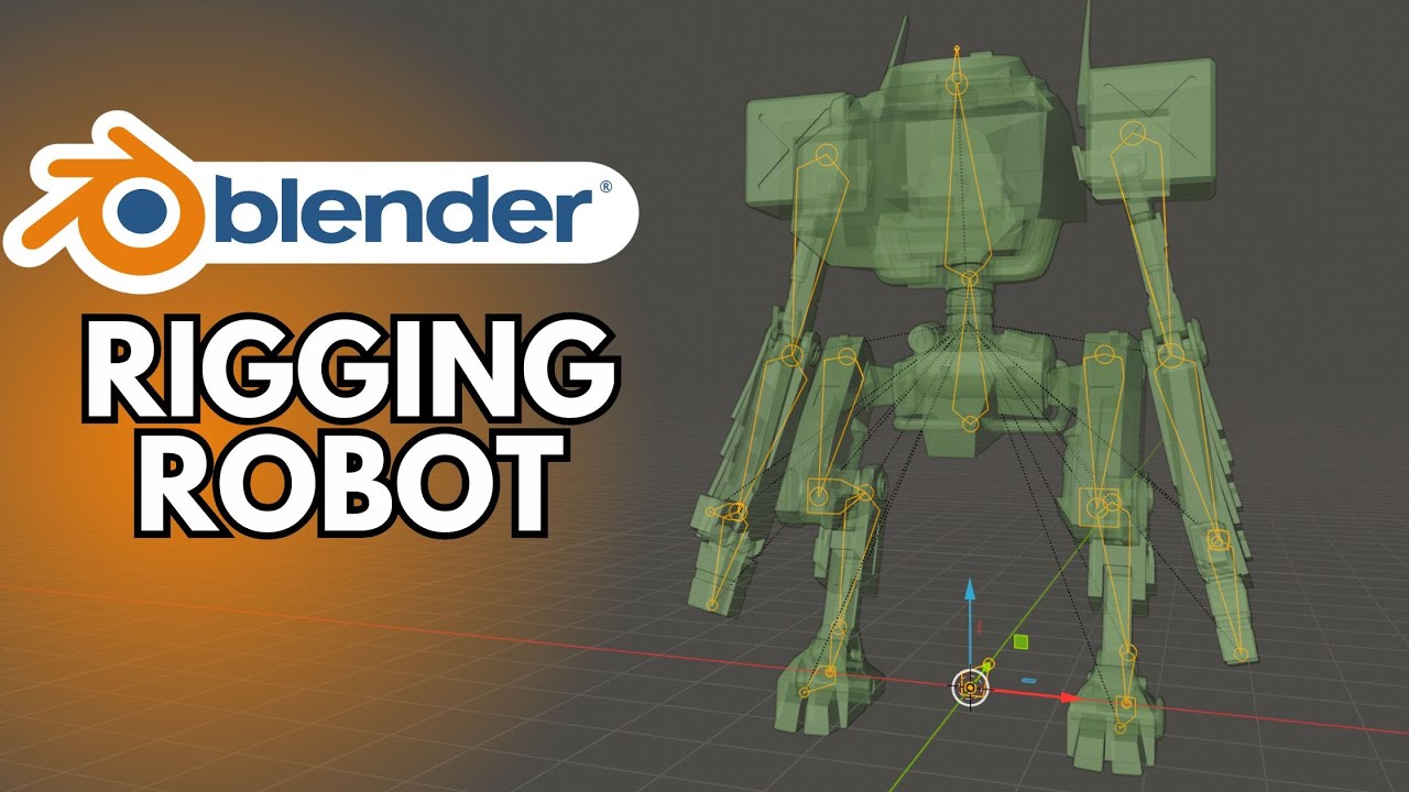 Comment faire le Rigging d'un Robot sur Blender ?