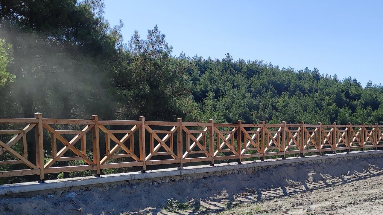 Usta işi AHŞAP KORKULUK yapımı