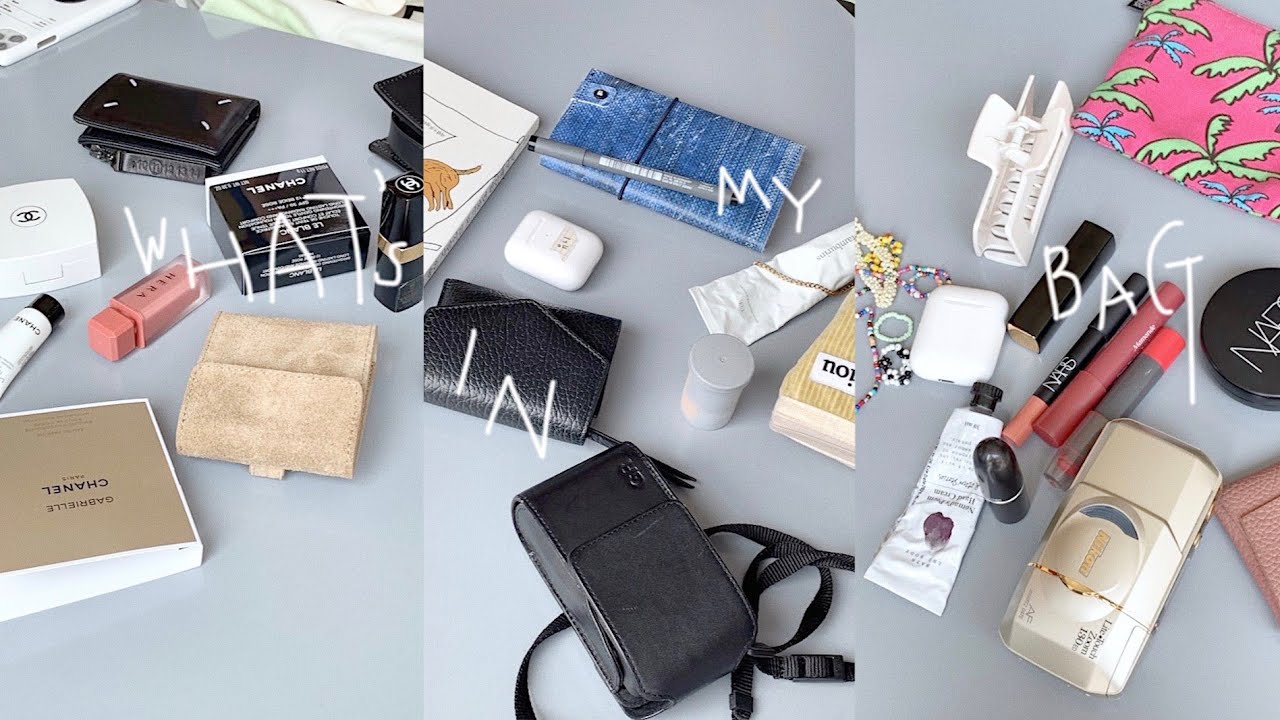 ENG) What's in My Bag 왓츠인마이백 • 비슷한 듯 다른 우리의 가방 안. 서촌에서. 르메르 코스 올드셀린.