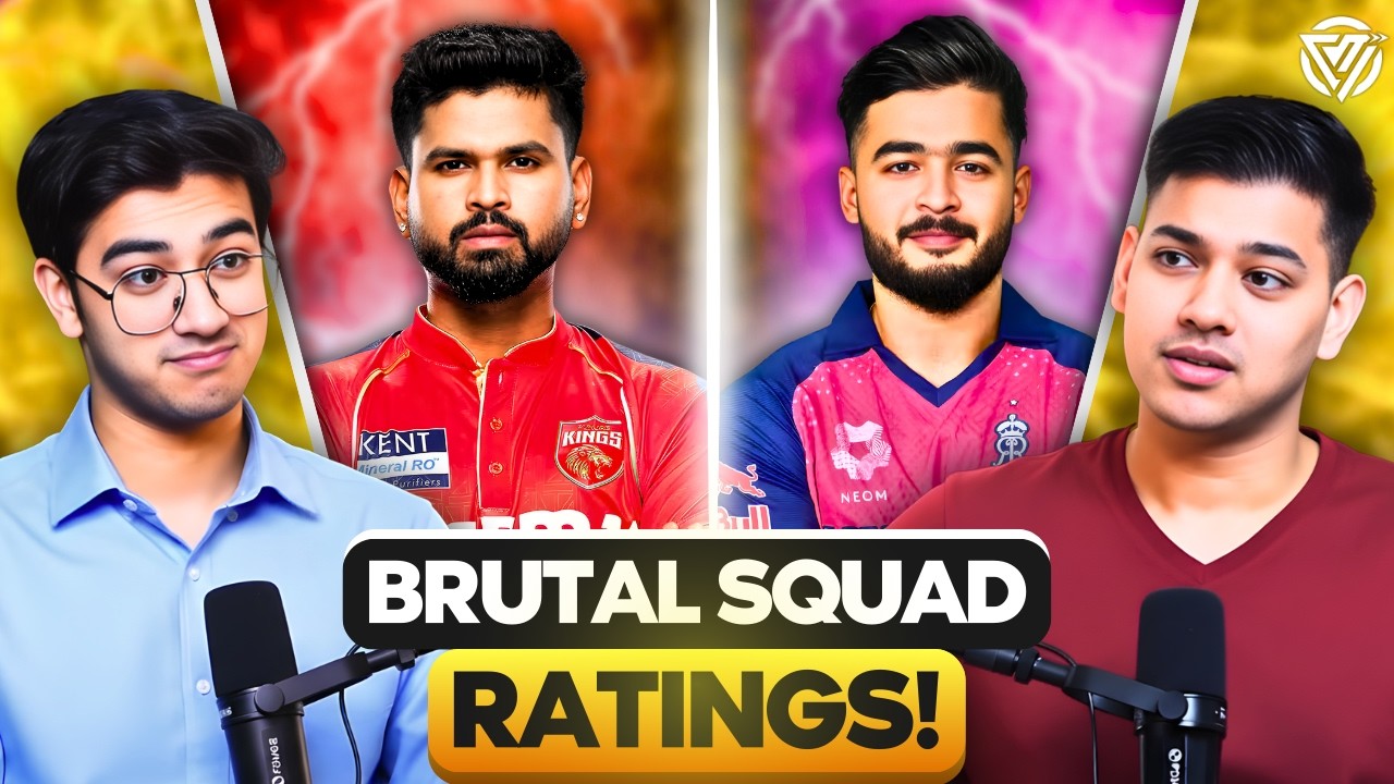 IPL 2026 - RR & PBKS Squad Ratings, Best Playing 11 & Predictions