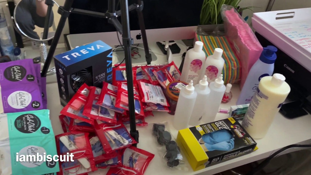 Pedicure Supplies Cart | Organize With Me!