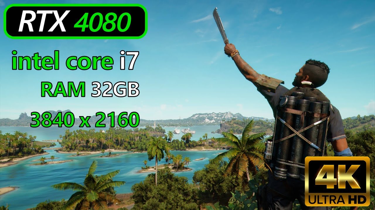 RTX 4080 | 13700K | Far Cry 6 4K DLSS 3 Quality Ultra Settings