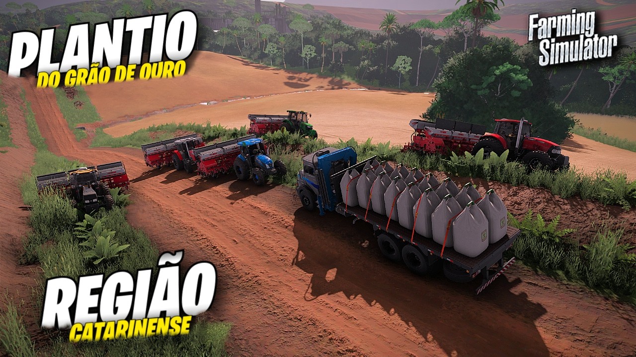 Plantio Do Grão De Ouro | Região De Santa Catarina | Farming Simulator 22 Simulando Vida Real