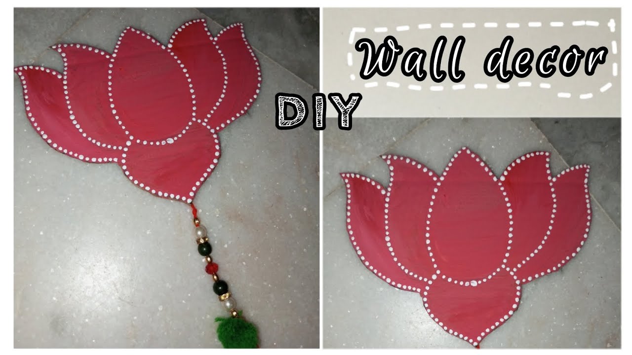DIY || lotus hanging || easy Wall decor ideas