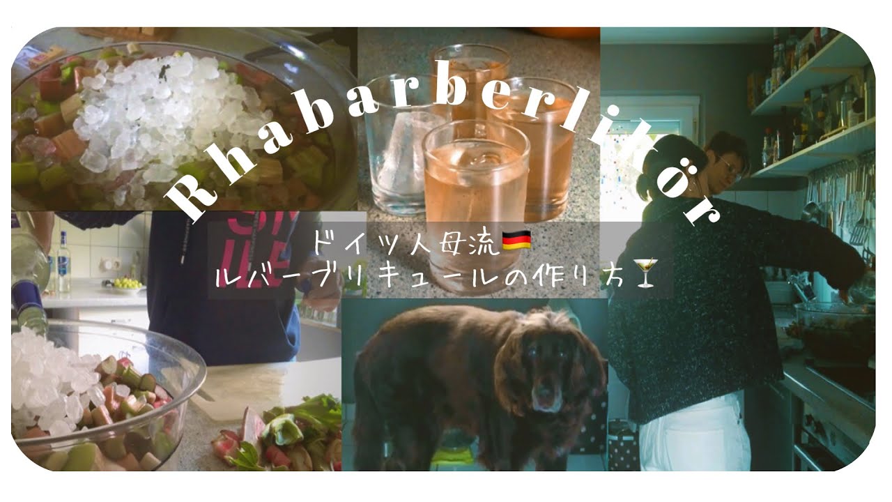 ドイツ人母流｜ルバーブリキュールの作り方🍸
