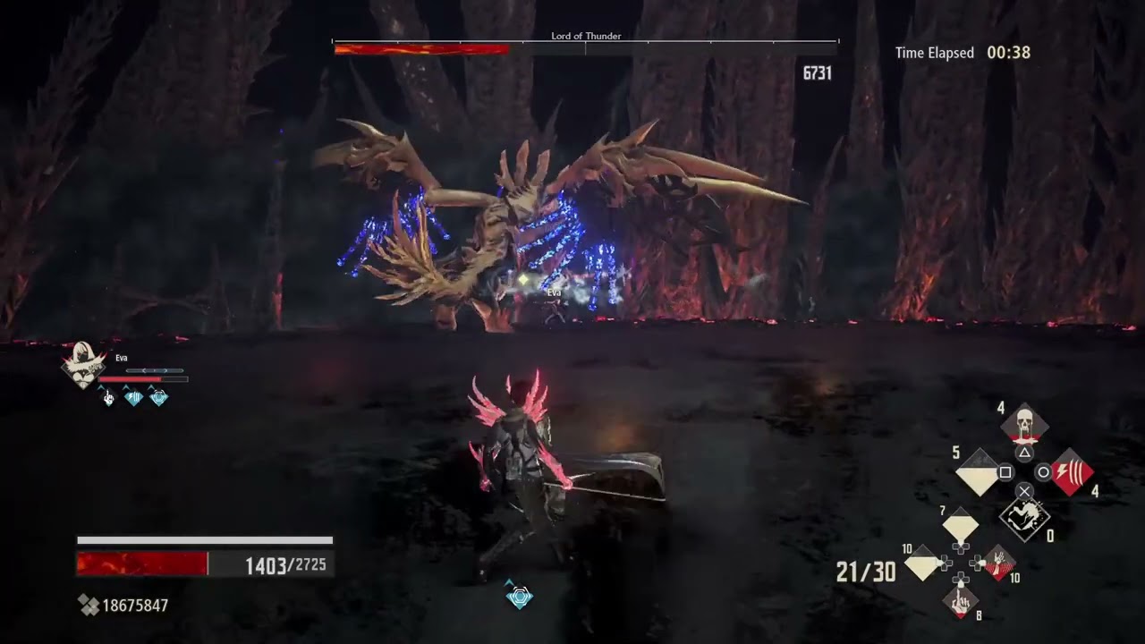 Code Vein Lord of Thunder Pipe Challenge (Alpha & Omega) Cheesing the Boss