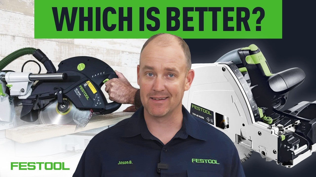 Miter Saw or Track Saw? Breaking it down with @bentswoodworking