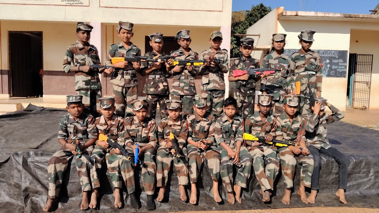 Tribute to Indian soldiers. #govtschool #soldier #pulvama #blacktuesday #republicday