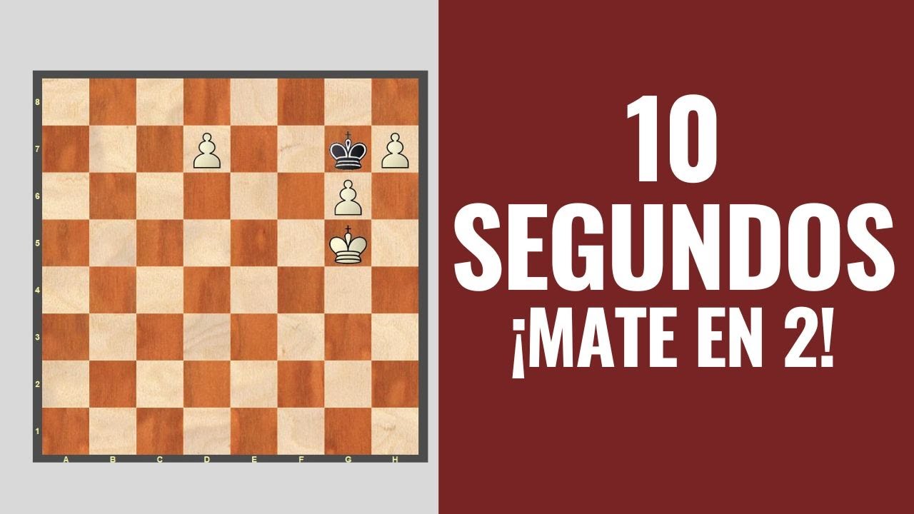 &iexcl;Encuentra jaque mate en 2 jugadas en solo 10 segundos!