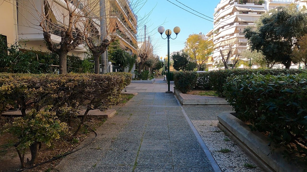 Πατήσια: Περπάτημα στις γειτονιές της Αθήνας. Patisia virtual tour, ambience sounds 4K