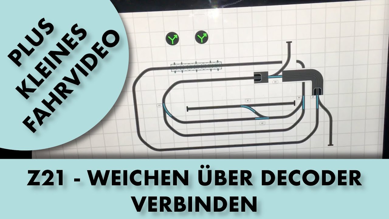 Z21 - Weichen über Rocco switch Decoder verbinden - plus kleines Fahrvideo