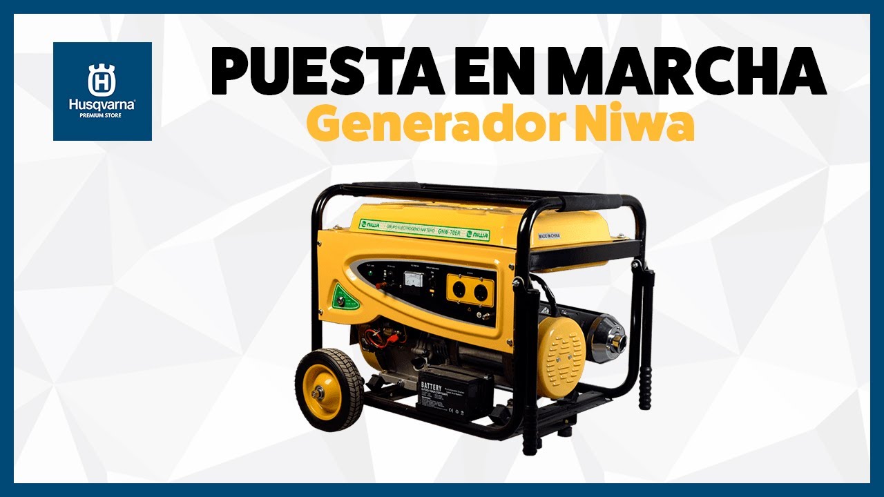 Puesta en marcha y encendido de un GENERADOR: NIWA (RAPIDO Y FACIL!)