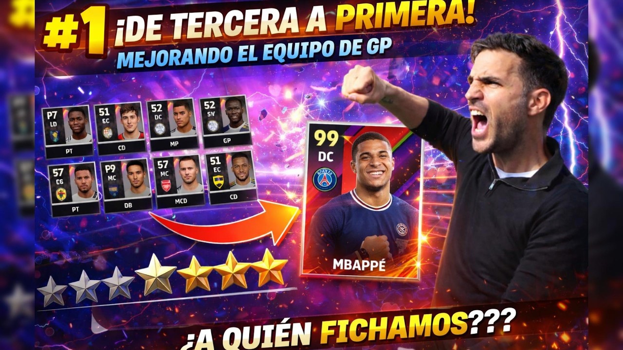 🔴EQUIPO DE GP Y LO MEJORO  CON CADA VICTORIA DE TERCERA A PRIMERA DIVISION!! | eFootball 2026