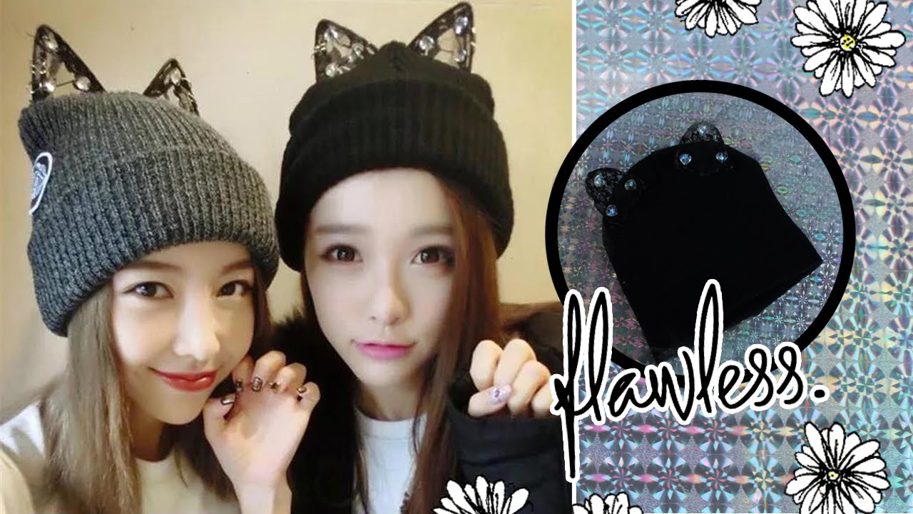 DIY: GORRO OREJA DE GATO KAWAII | CAT BEANIE | AKARI BEAUTY