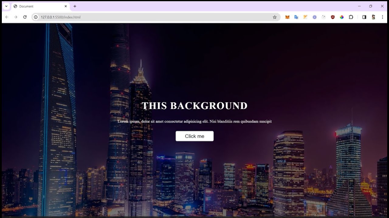 How to Add Background Images to Your Website | HTML & CSS Tutorial