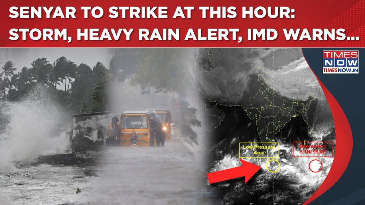 Cyclone Senyar To Strike At This Hour: Storm, Heavy Rain Alert In Tamil Nadu, Andhra| IMD Warns This
