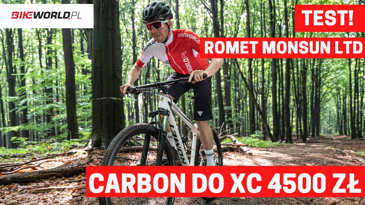 Test: Romet Monsun LTD - carbonowa rama XC za 4500 zł? Jak to się udało?