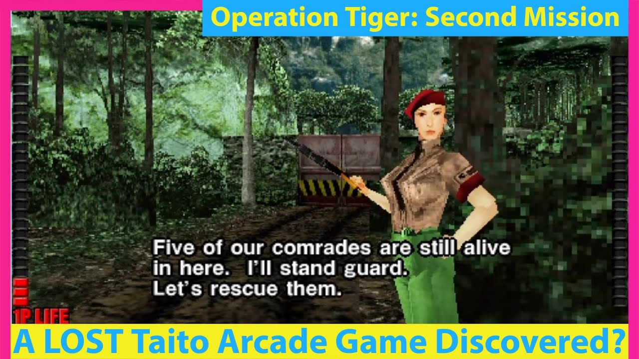 Lost Taito Arcade Game Discovered? The Game NOBODY Knows About Operation Tiger: Second Mission!