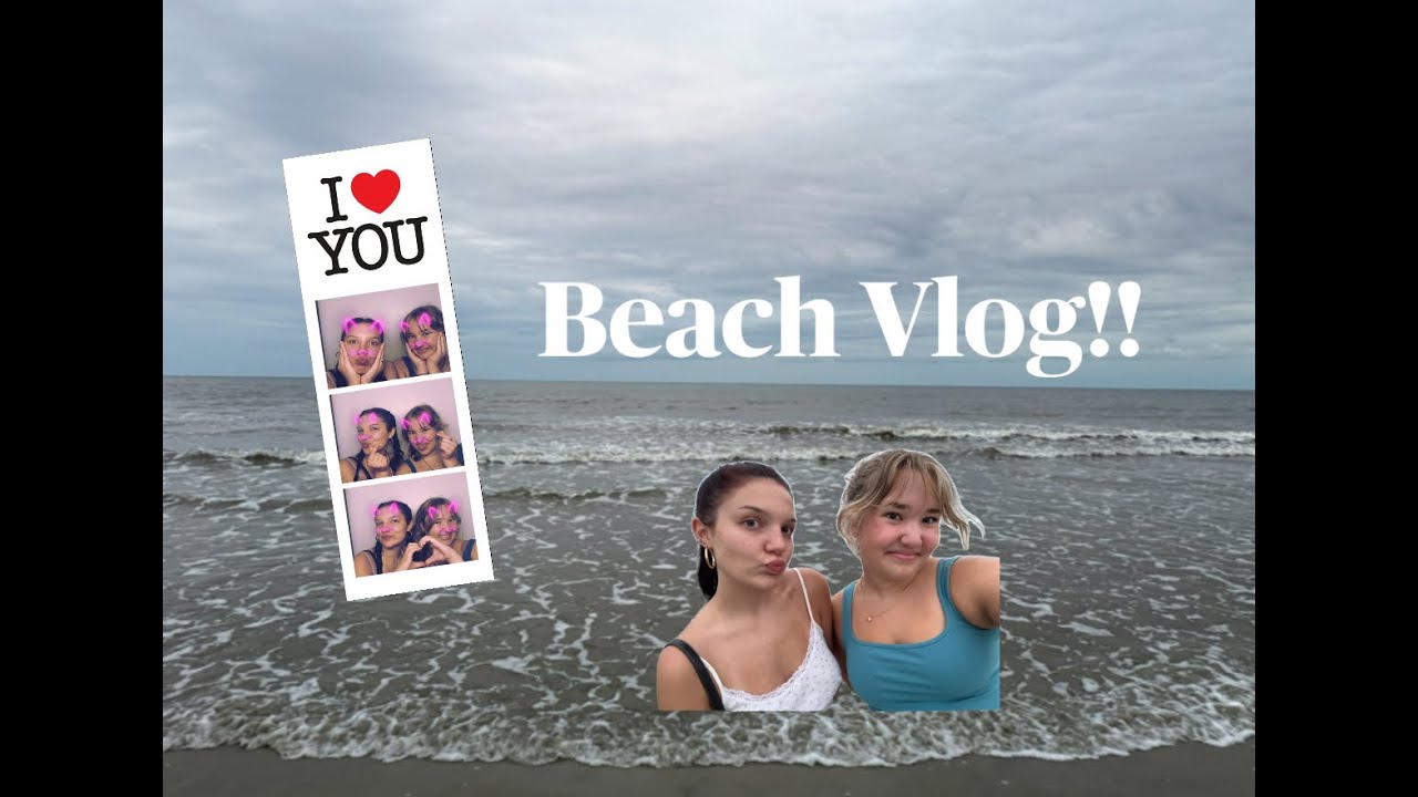 Beach Trip Mini Vlog!! Ft Mia!!