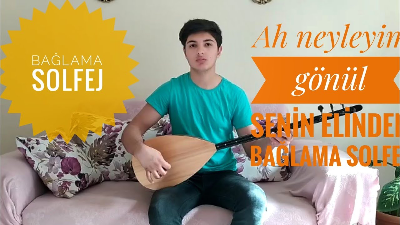 Ah neyleyim Gönül gönül senin elinde bağlama solfej (orta seviye) (notaları açıklamada) Berat kılıç