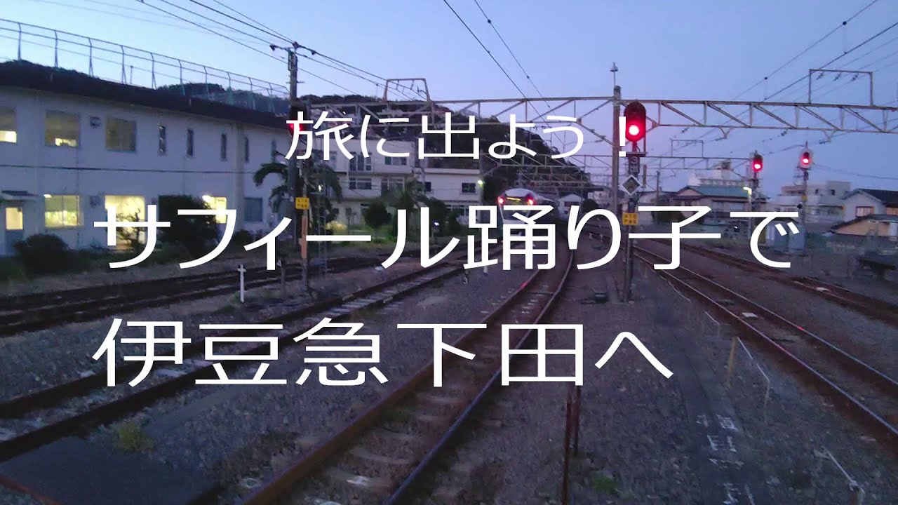 サフィール踊り子で伊豆急下田へ 【プレミアムグリーン 試運転映像あり！】