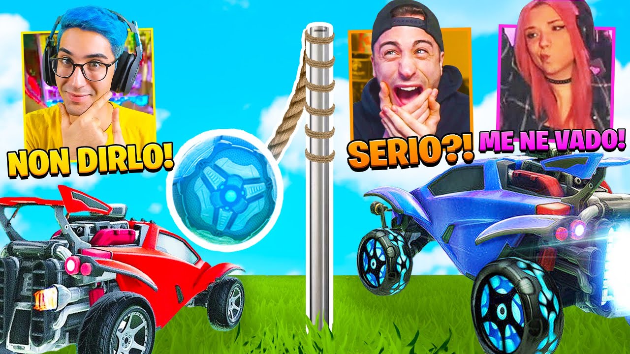 KAAAT e EZEKTOOR ESCONO per non fare la PENITENZA su ROCKET LEAGUE (MAPPA CREATIVA)