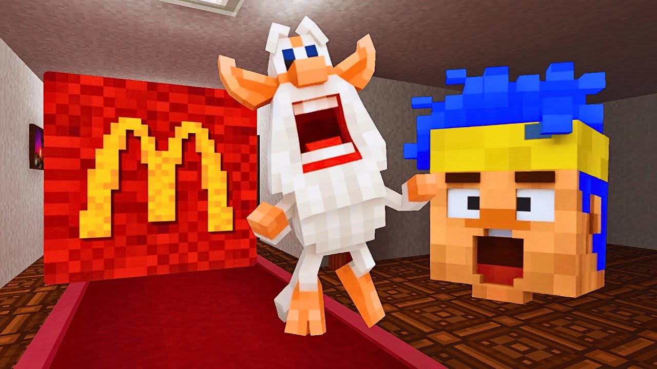 MINECRAFTIFIED NEXTBOTS of Booba Elephant Scream, Mcdonald's & D Billions CHASE l Garry's Mod