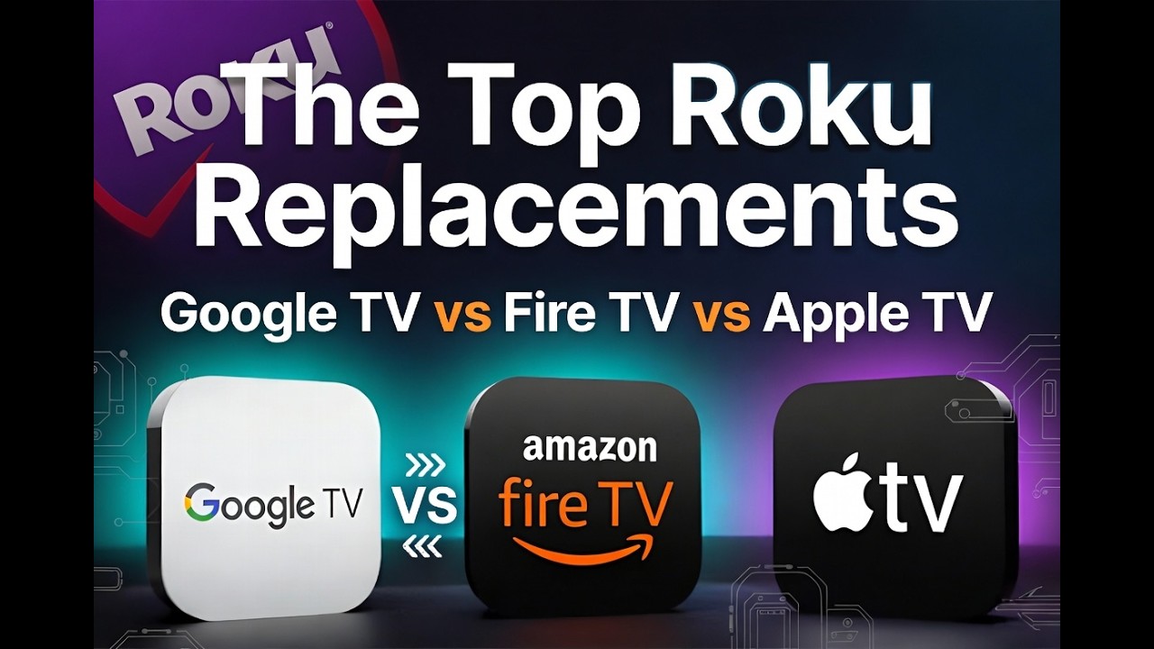 The Top Roku Replacements - Google TV vs Fire TV vs Apple TV