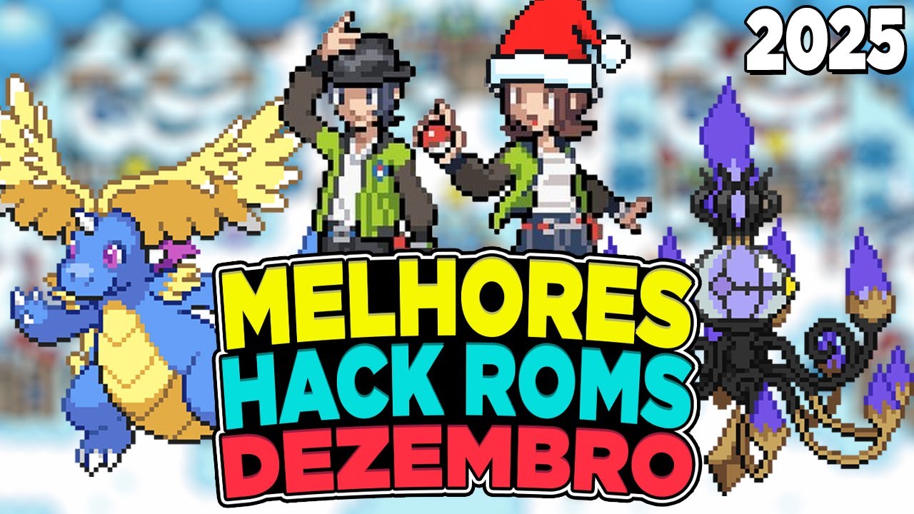TOP 5 MELHORES ROM-HACKS DE POK&Eacute;MO DEZEMBRO DE 2025 - GBA POK&Eacute;MON PT-BR