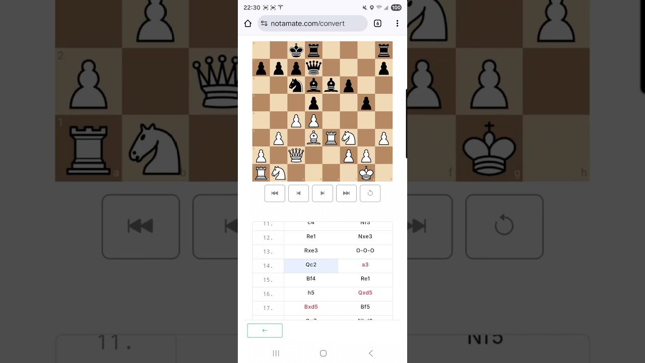 Notamate phone demo - Instantly Convert Chess Score Sheets to PGN #chess#chessnotation#scoresheet