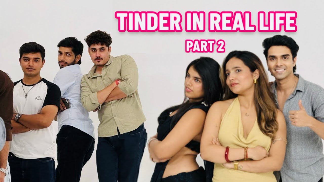 Tinder In Real Life : vlog ( first show ) 🔥 @allenchoudhary 