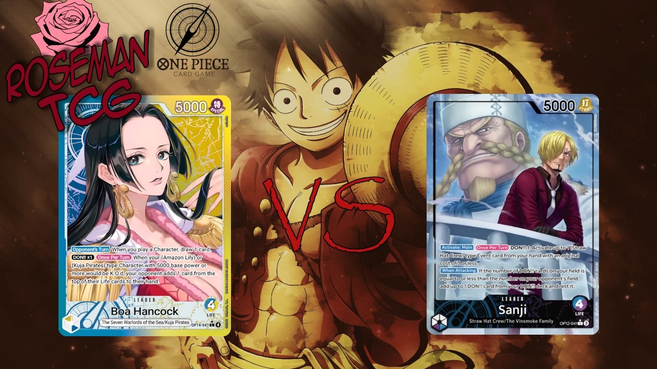 One Piece TCG U/Y Boa v U/P Sanji - February 22nd Round 3