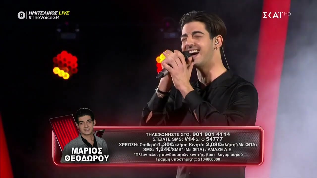 The Voice of Greece  - Γυρίζω τις Πλάτες μου στο Μέλλον | Μάριος Θεοδώρου