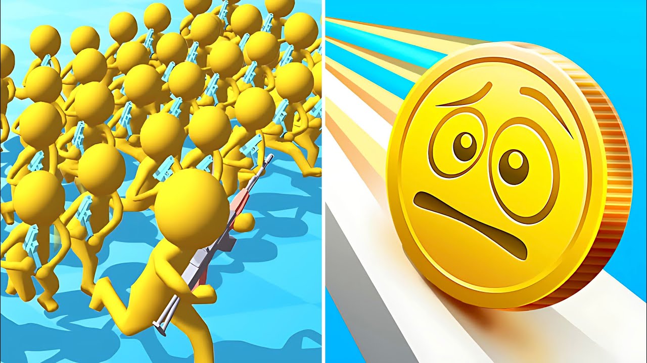 Gun Clash 3D Vs Coin Rush🌺🙃🌺Walkthrough Android IOS Update 77777 Mobile Gameplay HRT11