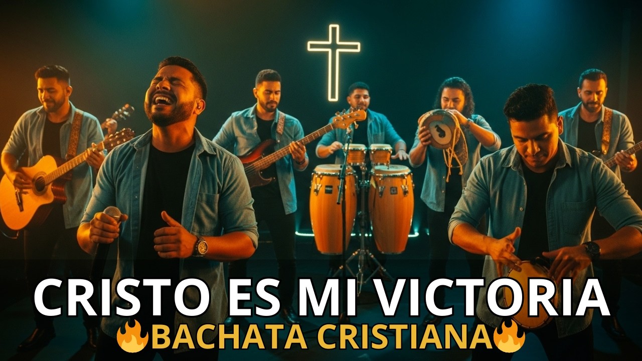 🥁LLÉNATE DE GOZO CON ESTA BACHATA CRISTIANA🕺🏾💃🏾 | CRISTO ES MI VICTORIA ✝️Y LA TUYA TAMBIÉN.