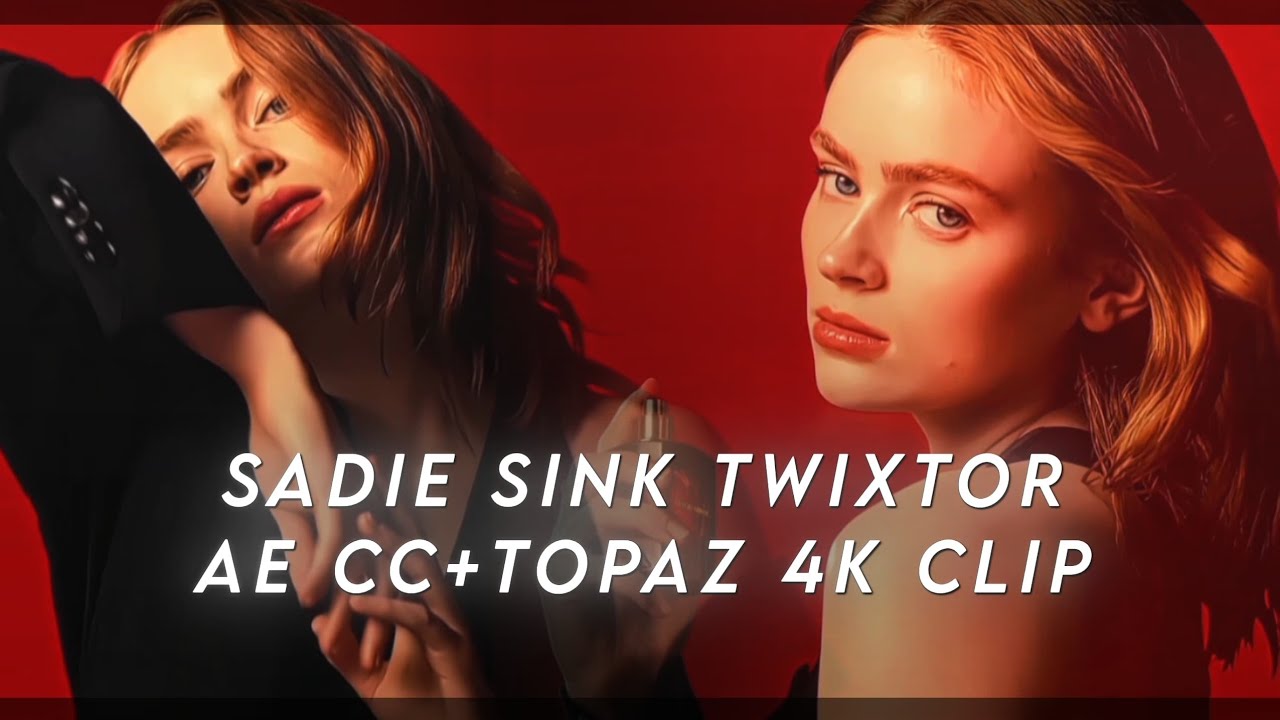 SADIE SINK 4K TWIXTOR | SMOOTH SLOW-MO 