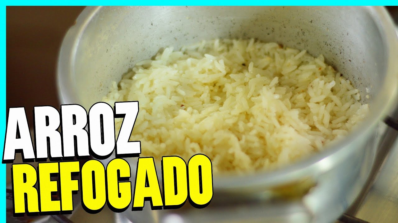 COMO FAZER ARROZ REFOGADO NO ALHO E ÓLEO