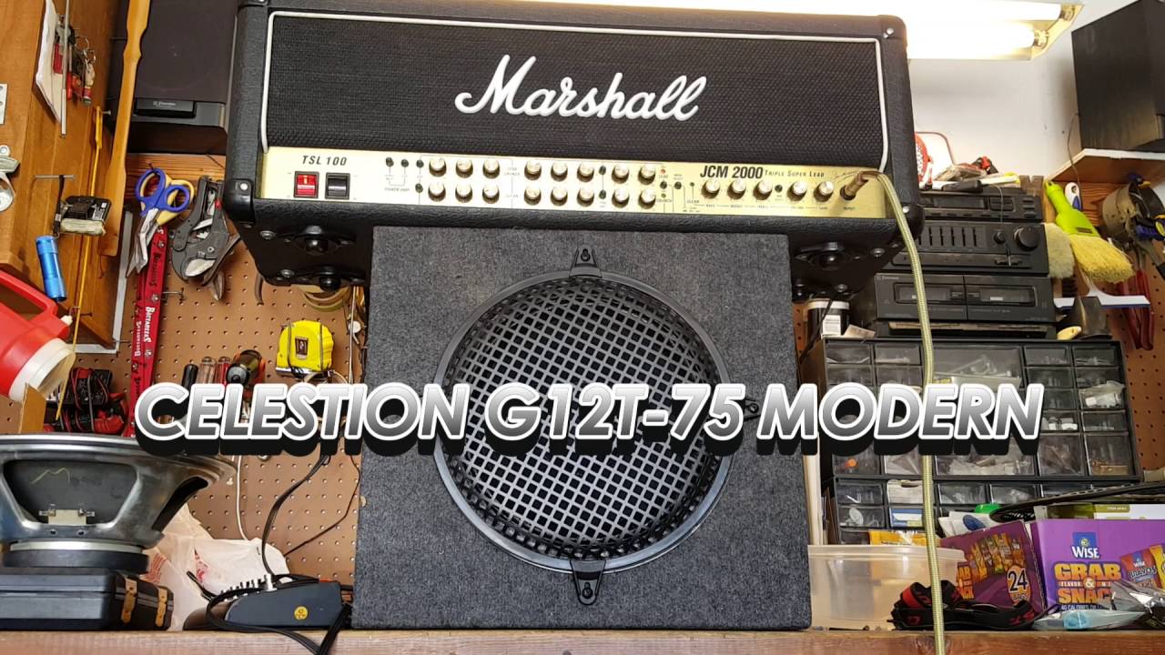 Celestion G12T-75 Comparison, NEW vs. OLD
