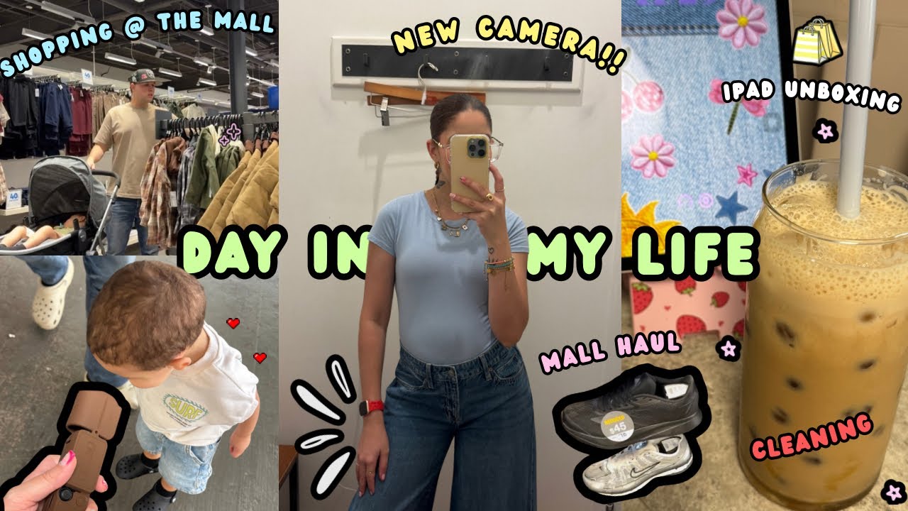 Daily Vlog🧺Insane present! Home Reset, Shopping @ the mall, Haul + More 🩷✨📸